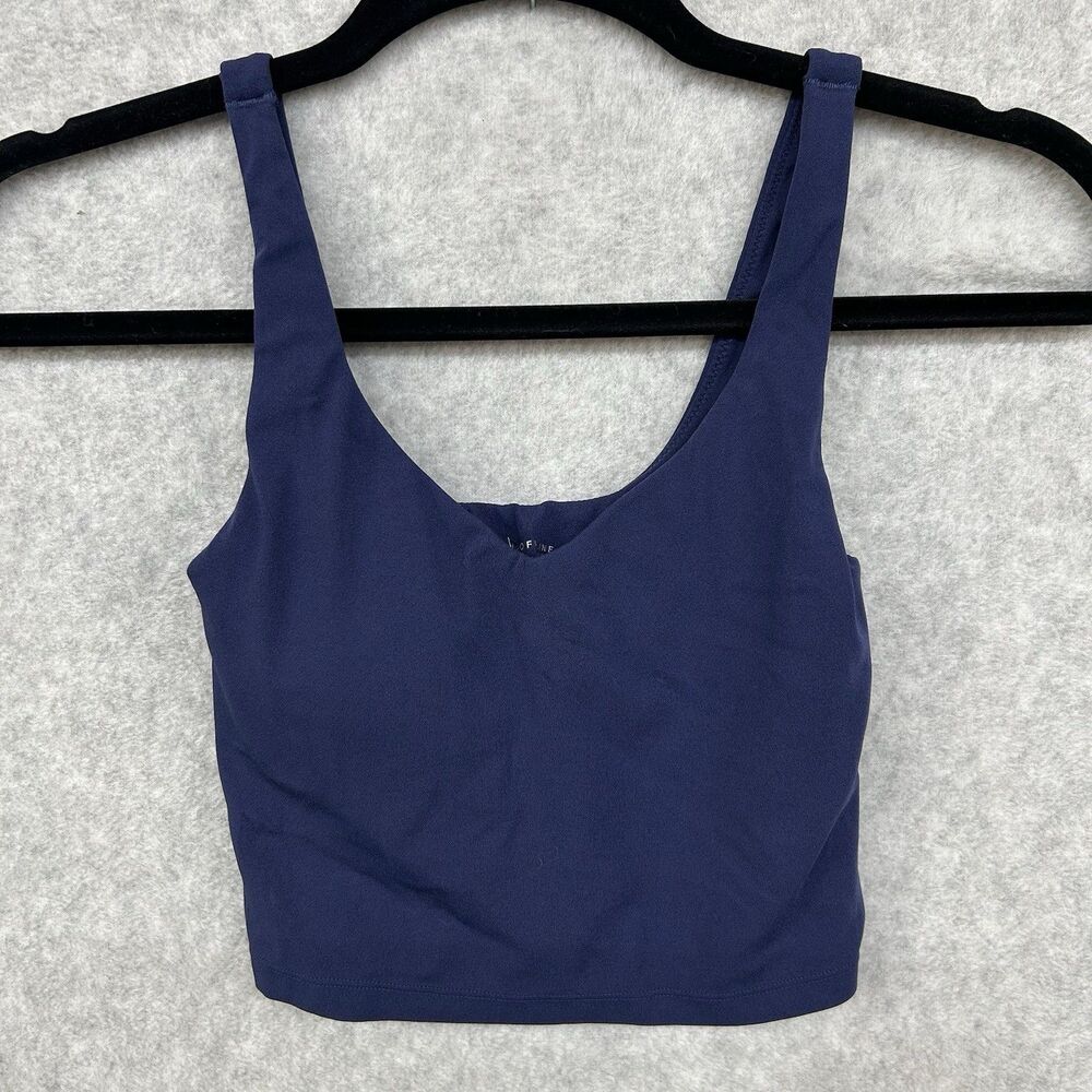 OFFLINE by Aerie Real Me Longline Sports Bra Blue Women’s XS - No Padding